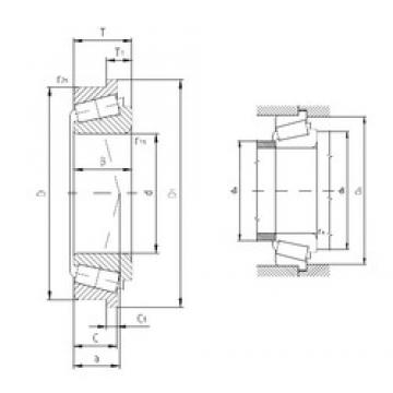 22 mm x 45 mm x 16,637 mm  ZVL K-LM12749/K-LM12712B Rodamientos De Rodillos Cónicos