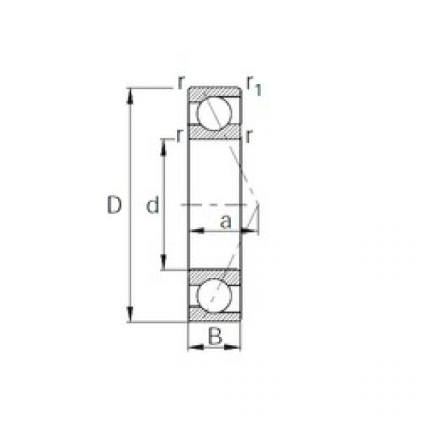 25 mm x 52 mm x 15 mm  CYSD 7205C Cojinetes De Bola De Contacto Angular #2 image