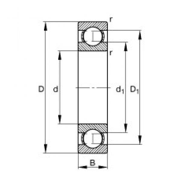 3 mm x 10 mm x 4 mm  FAG 623 Cojinetes de bolas profundas #3 image