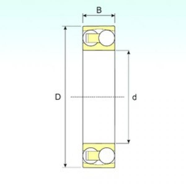 100 mm x 180 mm x 34 mm  ISB 1220 Rodamientos De Bolas Autoalineables #1 image