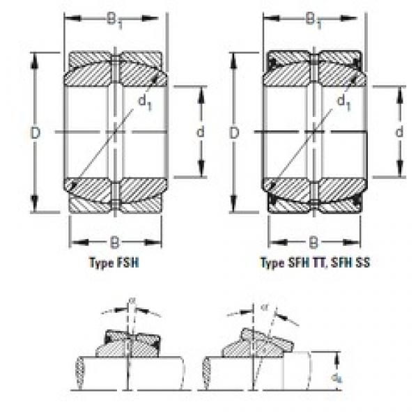 Timken 16FSH35 Rodamientos Deslizantes #1 image