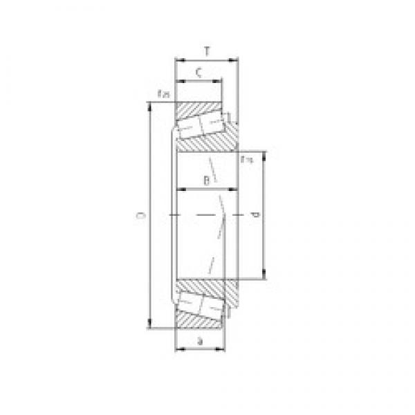 15 mm x 42 mm x 13,5 mm  ZVL CBK-257 Rodamientos De Rodillos Cónicos #1 image