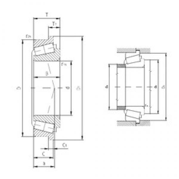 30 mm x 62 mm x 18,1 mm  ZVL K-JXC25640CB/K-JXC25640D Rodamientos De Rodillos Cónicos #1 image